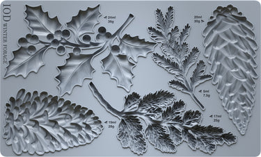 Winter Forage 6x10 IOD Mould™ - Iron Orchid Designs